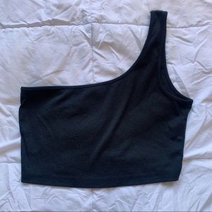 SHEIN One Shoulder Crop Top
